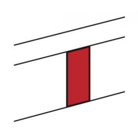 spojka samolepiaca krytu žľabu DLP 85 (105x50)